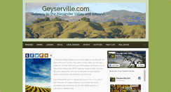 Desktop Screenshot of geyserville.com